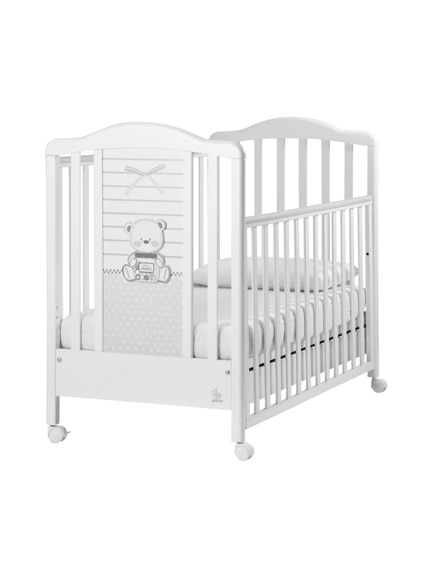 Italbaby κρεβάτι mon amour λευκό 70x130 cm 700580 - italbaby