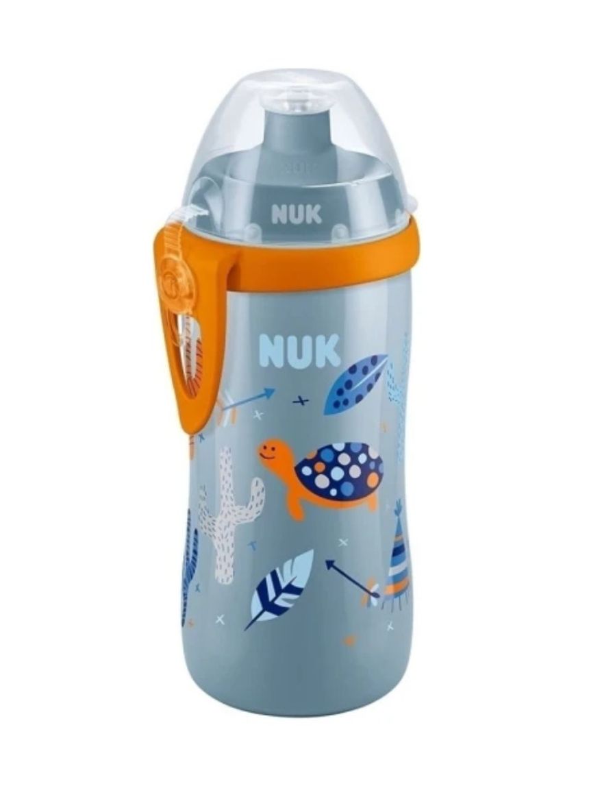 Nuk first choice junior cup παγούρι με κλιπ & καπάκι push-pull 300ml 18m+ (διάφορα σχέδια) - Nuk