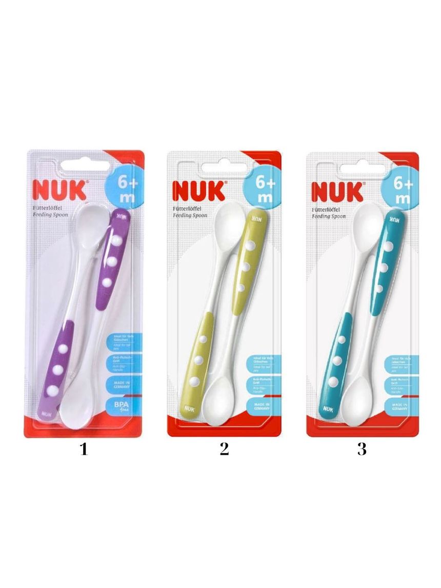 Nuk easy learning  κουταλάκι φαγητού 6m+ 2τμχ (3 σχέδια) 10255053 - Nuk