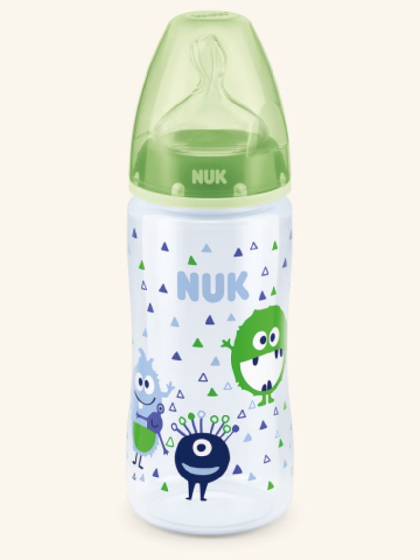 Nuk μπιμπερό πολυπροπυλενίου 300ml με θηλή σιλικόνης - Nuk