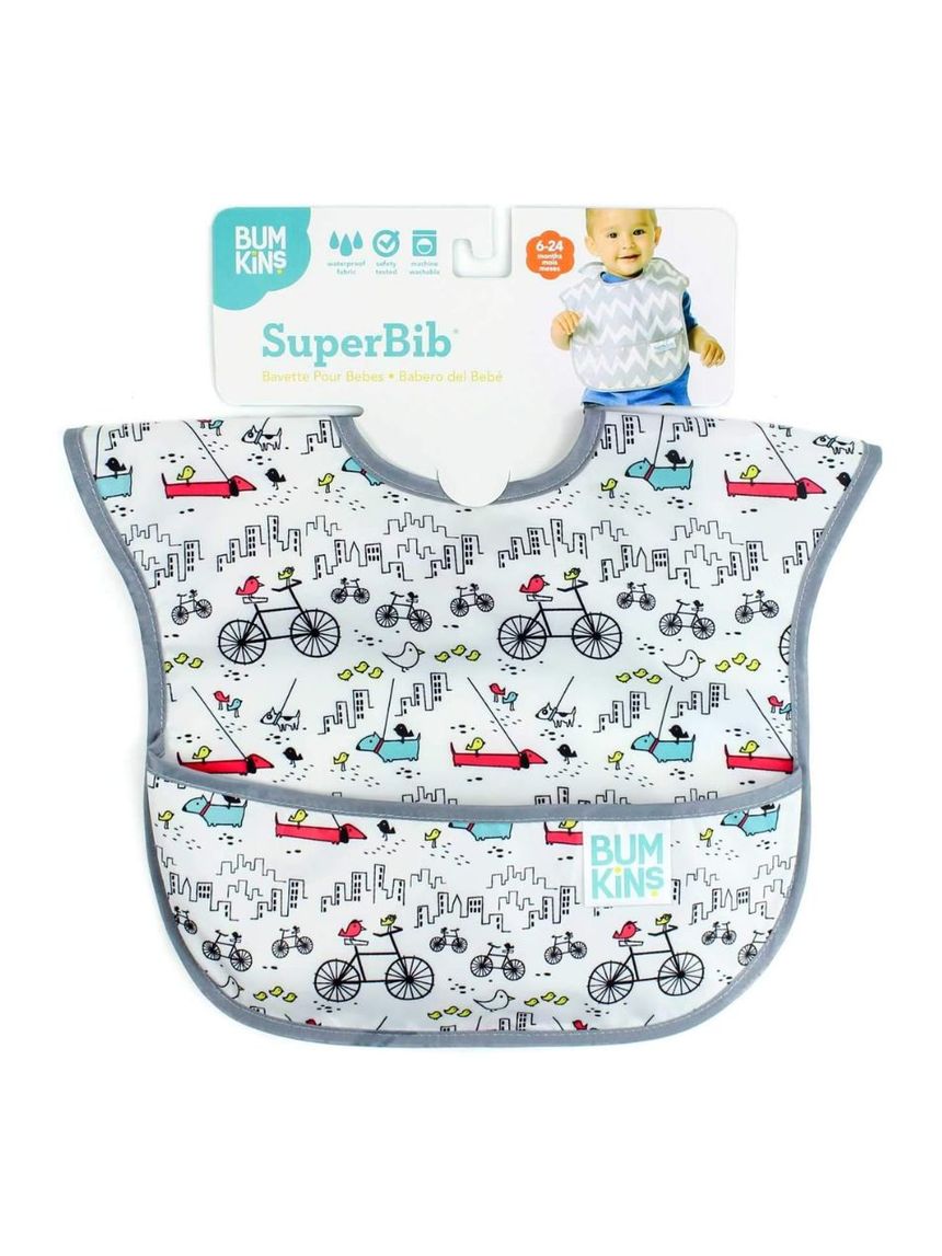Bumkins αδιάβροχη σαλιάρα urban birds 6-24m 3303115 - BUMKINS