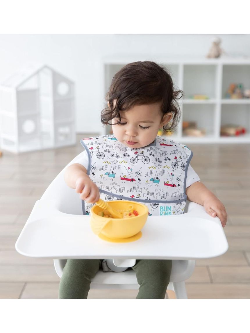 Bumkins αδιάβροχη σαλιάρα urban birds 6-24m 3303115 - BUMKINS