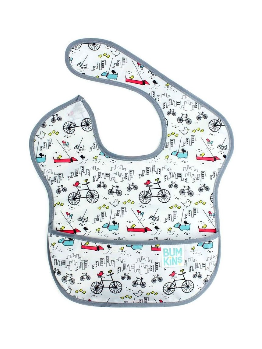 Bumkins αδιάβροχη σαλιάρα urban birds 6-24m 3303115 - BUMKINS