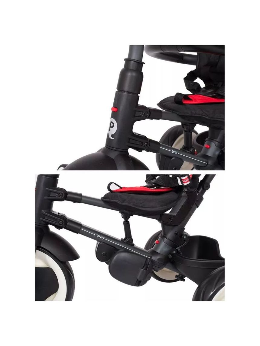 Qplay rito eva wheels κόκκινο σπαστό τρίκυκλο ποδηλατάκι 01-1212037-06 - QPLAY
