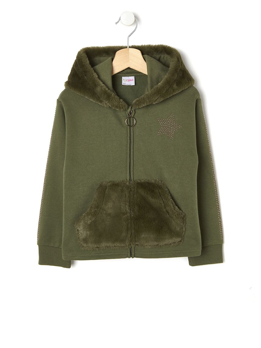 ζακετα φορμας με ενθετα απο γουνα - Prénatal