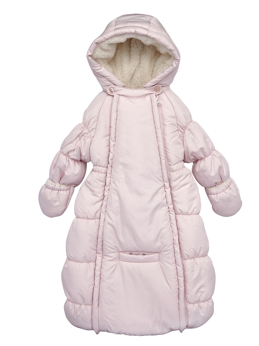 βρεφική φόρμα εξόδου σάκος ροζ για κορίτσι - Prénatal