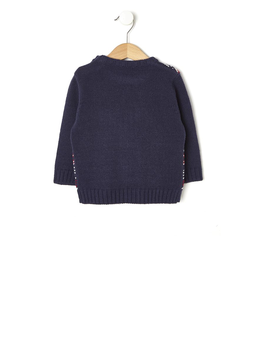 πουλόβερ με ένθετα jacquard για αγόρι - Prénatal