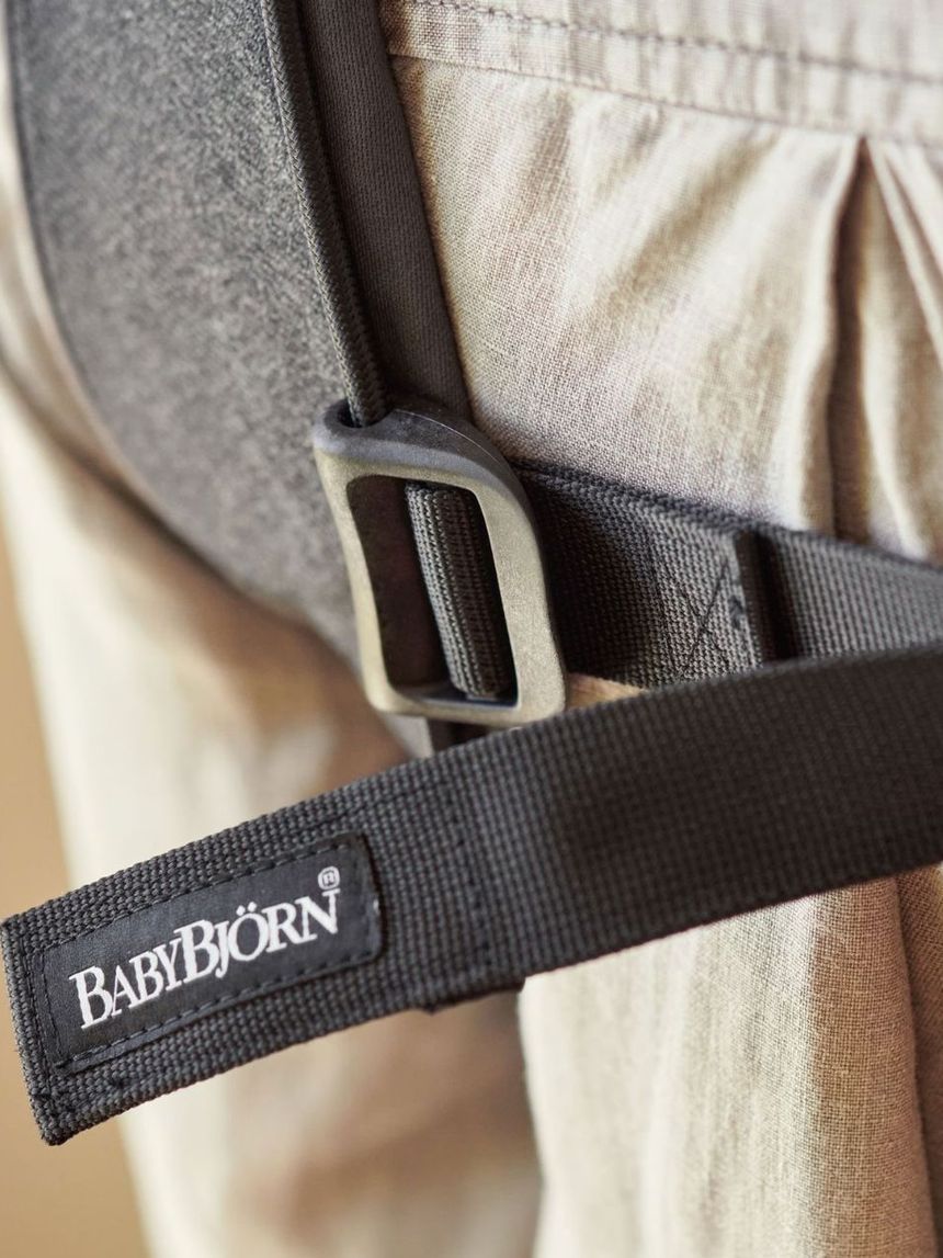 Babybjörn μάρσιπος one woven denim grey/dark grey 098194 - Baby Bjorn