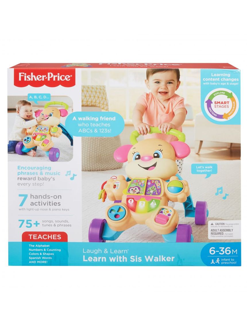 Mattel fisher-price εκπαιδευτική στράτα σκυλάκι smart stages ροζ ftc68 - Fisher-Price