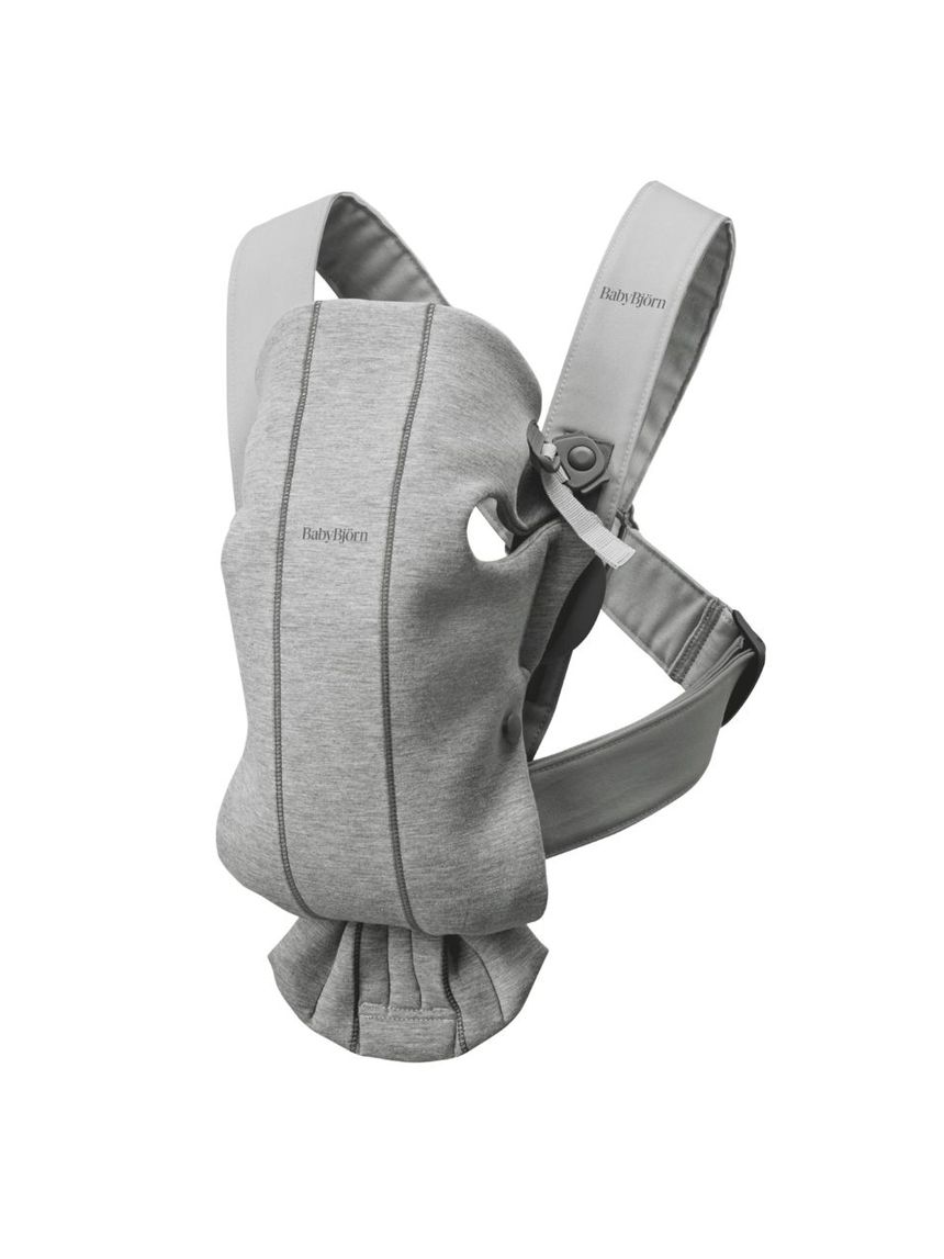 Babybjörn μάρσιπος mini 3d jersey light grey 021072 - Baby Bjorn