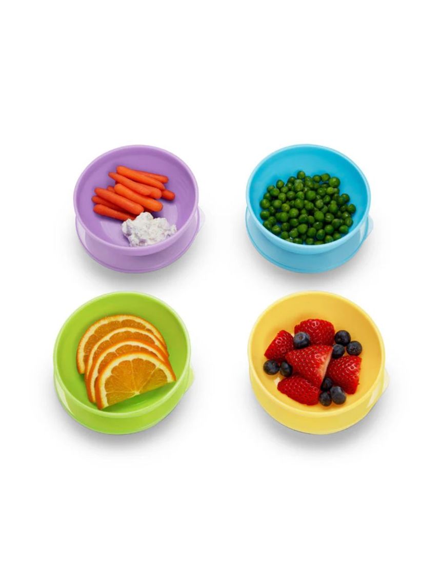 Munchkin love a bowls σετ 4 μπολ φαγητού και 2 κουταλάκια 12106 - Munchkin