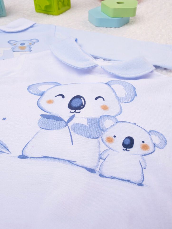 βρεφικά σετ μπλούζες και γκέτες με πάντα για αγόρι - Prénatal