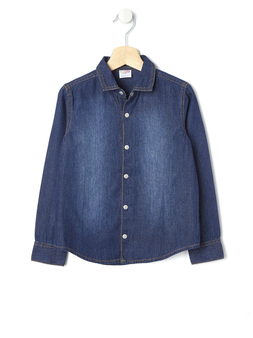 πουκάμισο denim basic για αγόρι - Prénatal