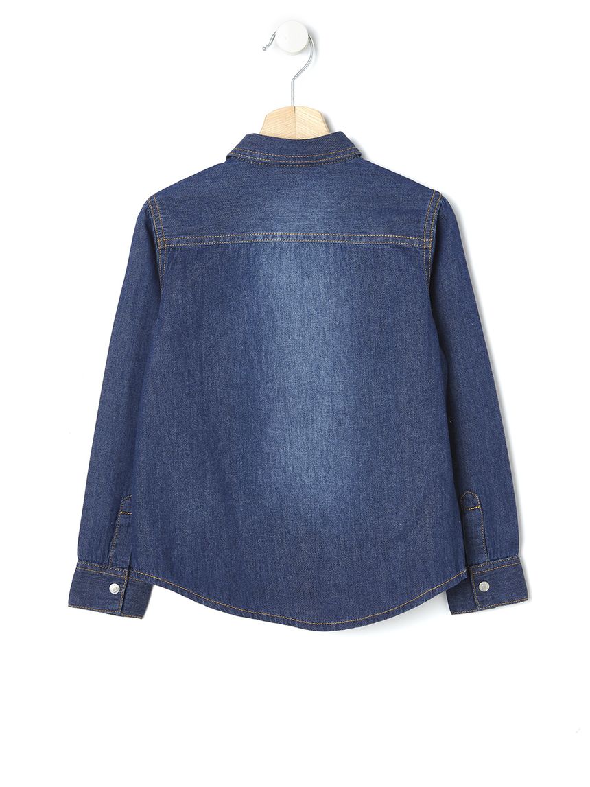 πουκάμισο denim basic για αγόρι - Prénatal