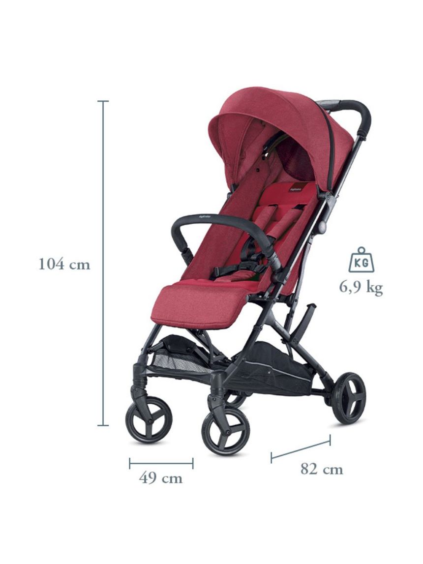 Inglesina ελαφρύ καρότσι περιπάτου sketch nero red - Inglesina