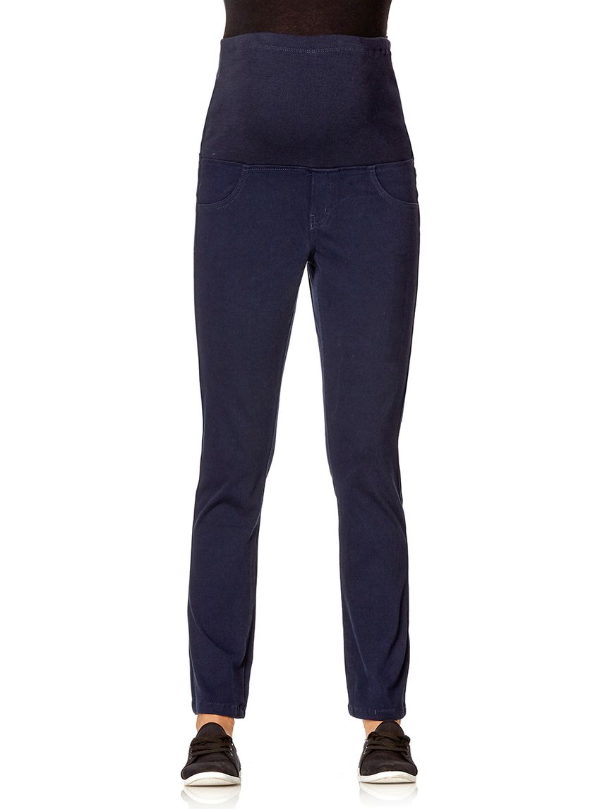γυναικείο παντελόνι εγκυμοσύνης twill μπλε - Prénatal