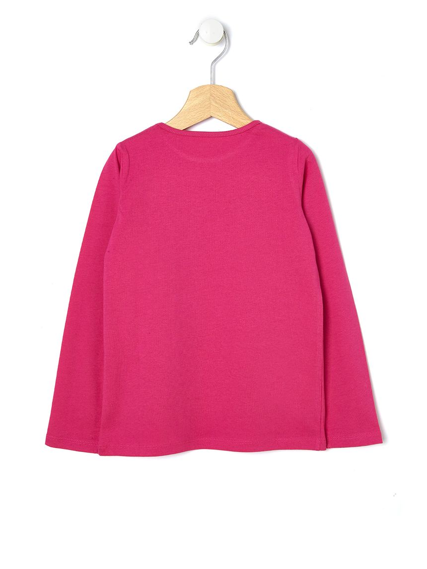 T-shirt jersey me σταμπα φουξια - Prénatal