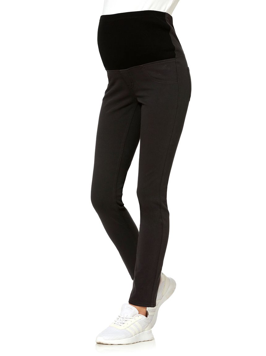 γυναικείο παντελόνι εγκυμοσύνης twill σκούρο γκρι - Prénatal