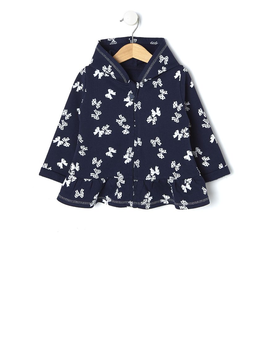 ζακέτα φόρμας με βολάν εμπριμέ για κορίτσι - Prénatal