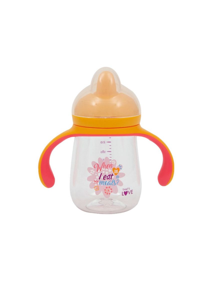 That's love - ποτηράκι με μαλακό στόμιο 260ml, πορτοκαλί - That's Love