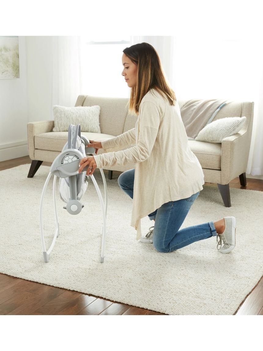 Ingenuity comfort 2 go portable swing βρεφική κούνια-ριλάξ cuddle lamb 12184 - Ingenuity