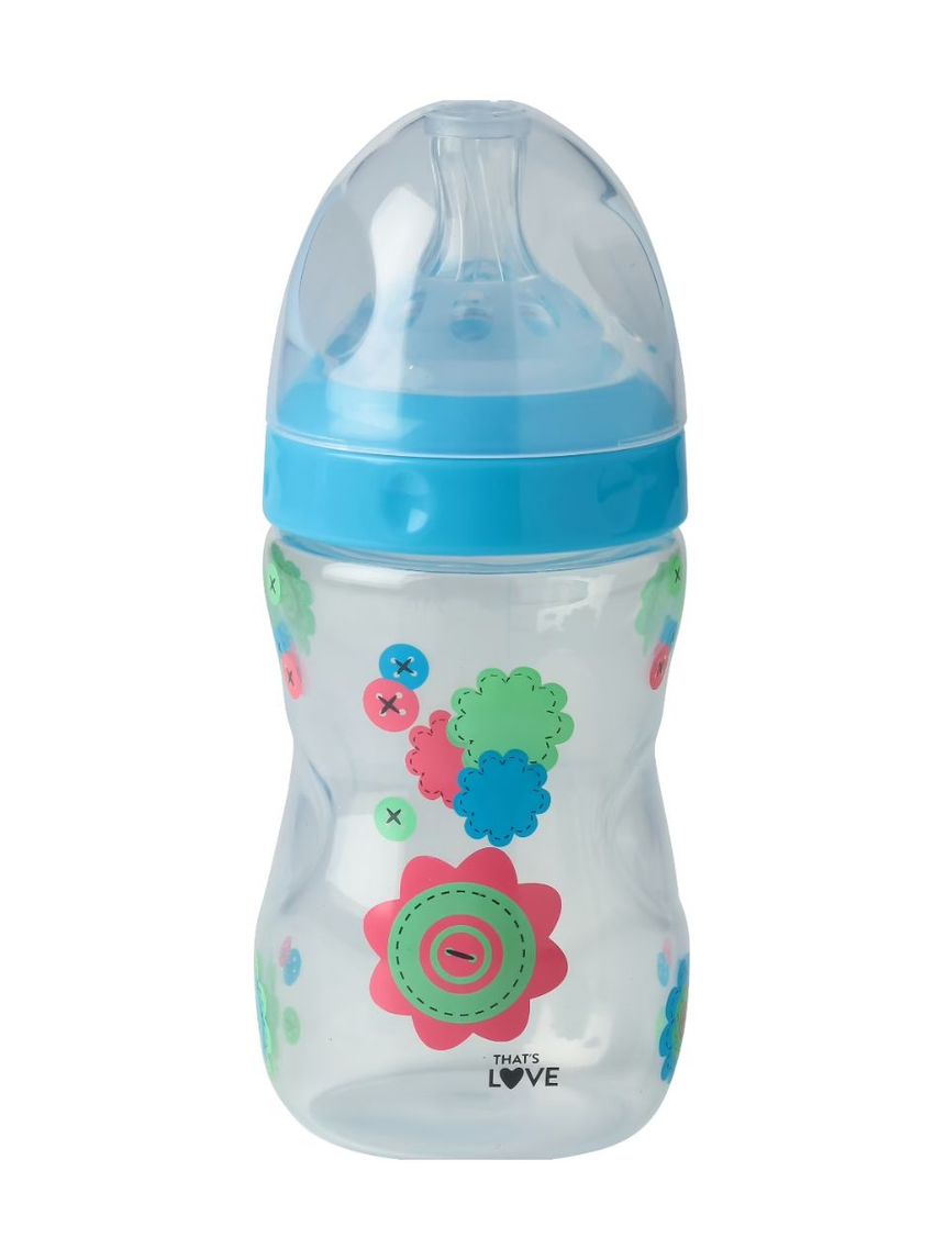 That’s love – πλαστικό μπιμπερό 250ml(θηλή 2 οπές σιλικόνη) - That's Love