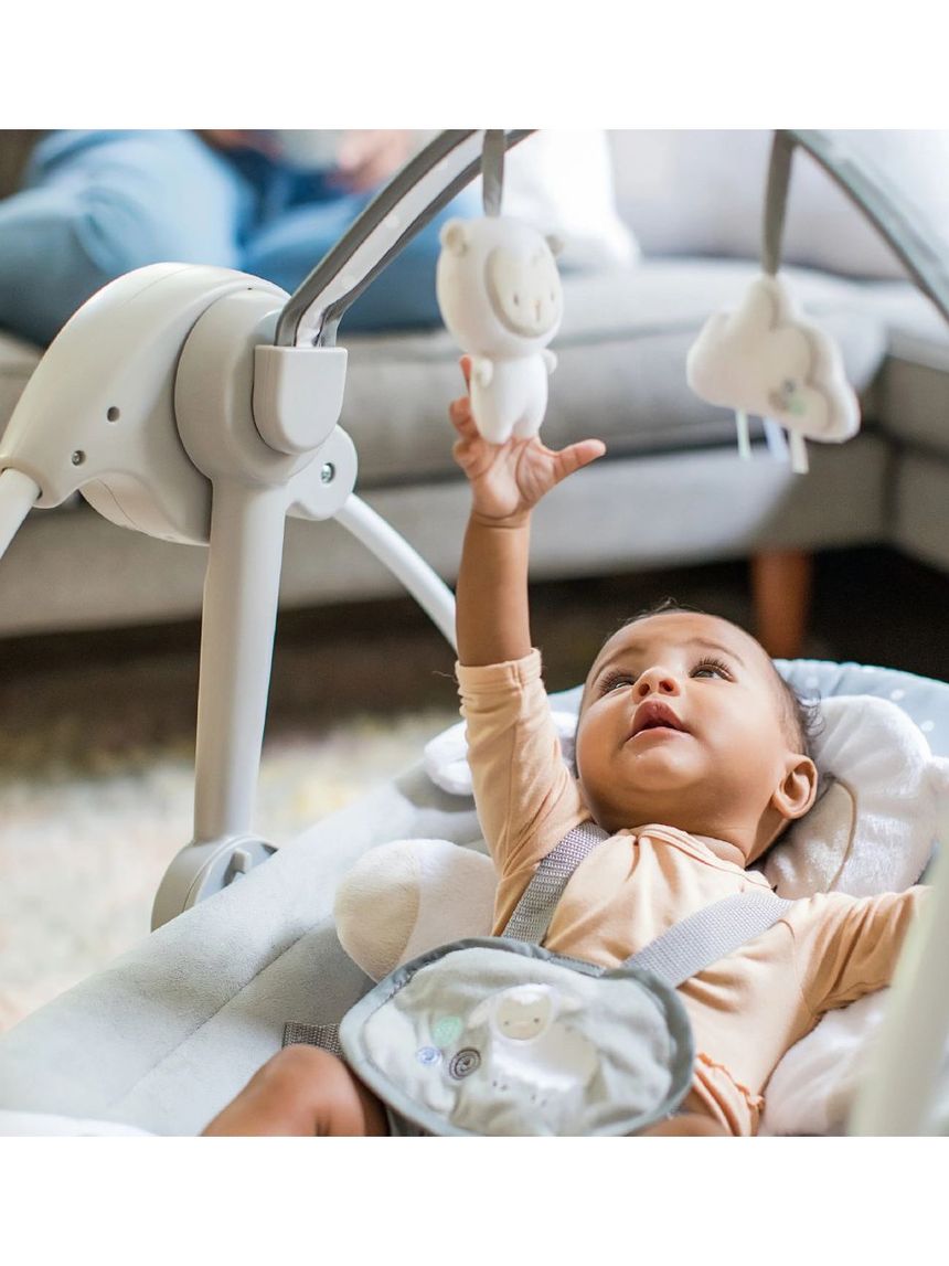 Ingenuity comfort 2 go portable swing βρεφική κούνια-ριλάξ cuddle lamb 12184 - Ingenuity