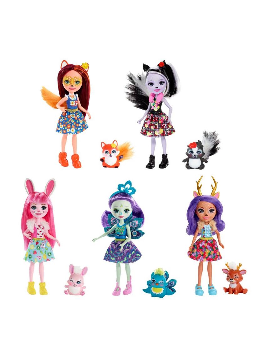 Mattel enchantimals κούκλα & ζωάκι φιλαράκι dvh87 (διάφορα σχέδια) - Mattel