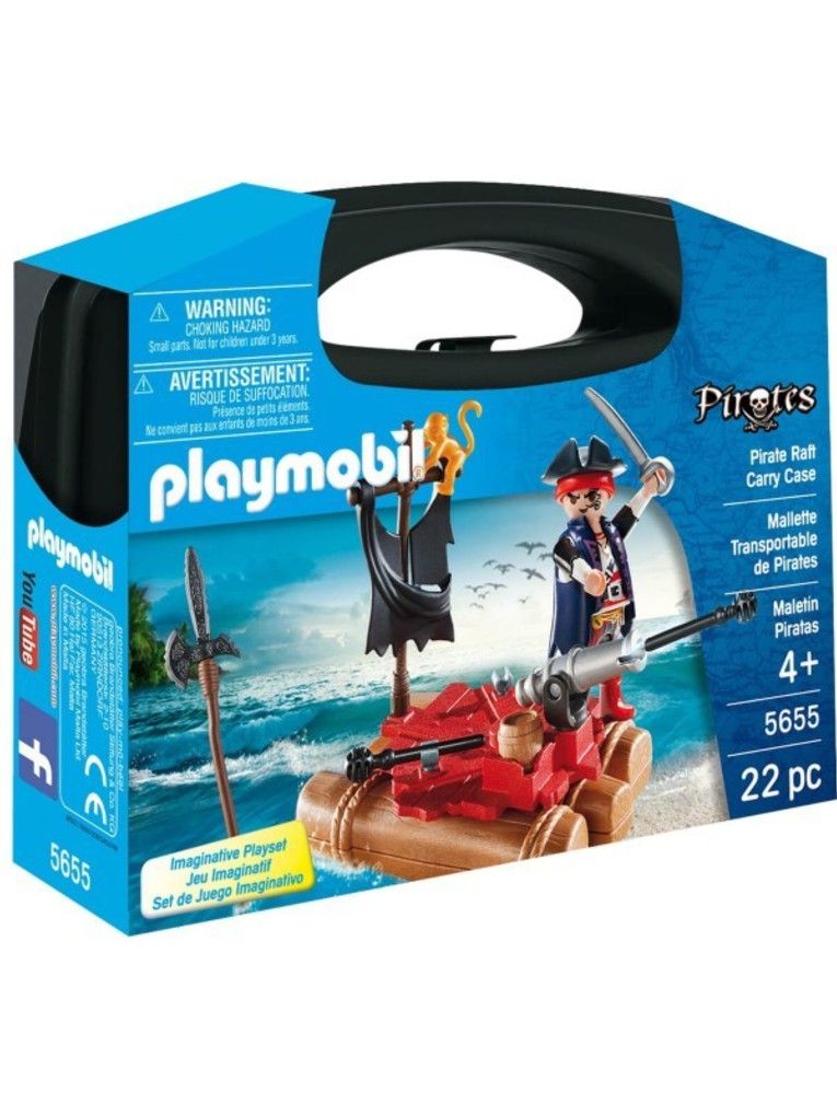 Playmobil βαλιτσάκι πειρατής με σχεδία - Playmobil