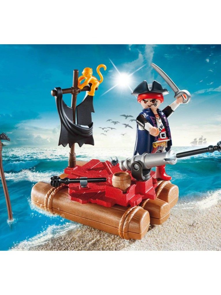 Playmobil βαλιτσάκι πειρατής με σχεδία - Playmobil