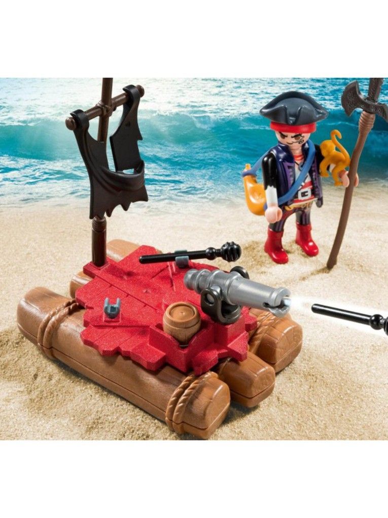 Playmobil βαλιτσάκι πειρατής με σχεδία - Playmobil