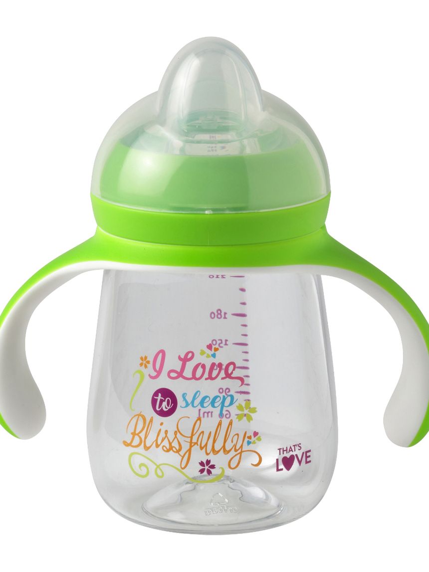 ποτηράκι με μαλακό στόμιο σιλικόνης 260ml 111302802 - That's Love