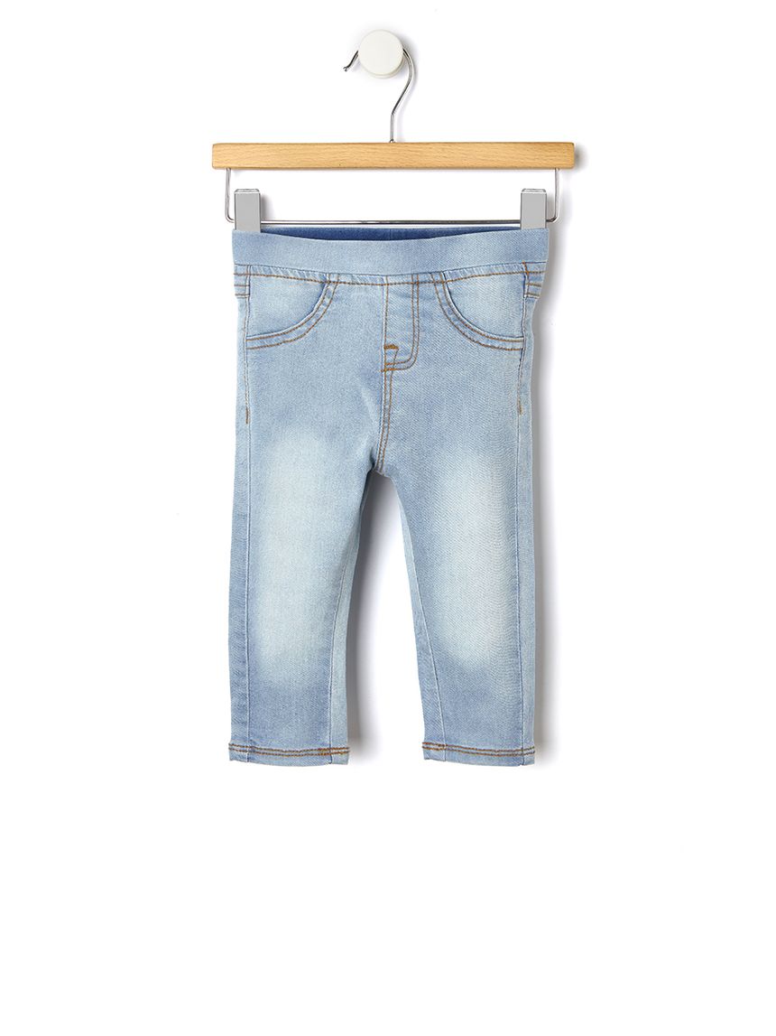 παντελόνι denim basic για κορίτσι 640798 - Prénatal