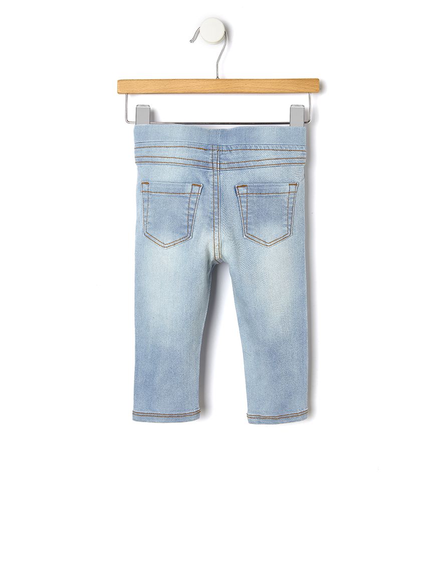παντελόνι denim basic για κορίτσι 640798 - Prénatal