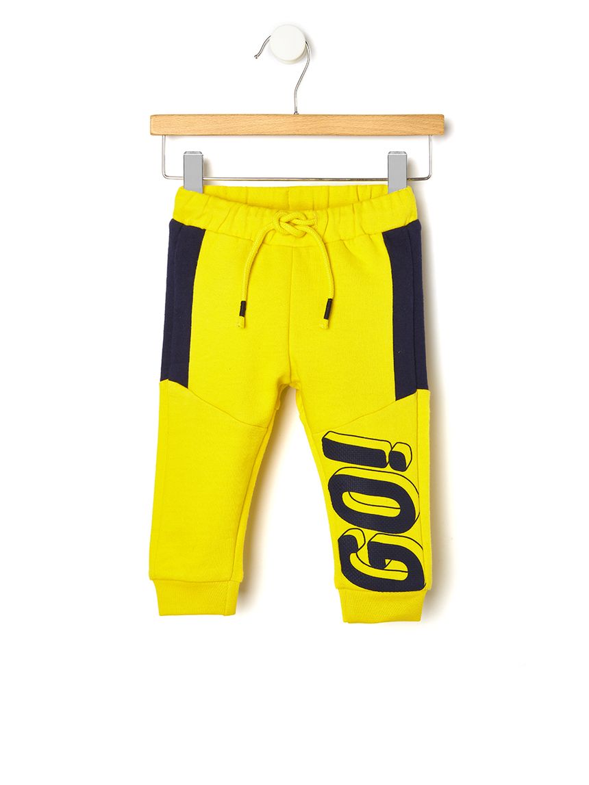 παντελόνι φόρμας κίτρινο για αγόρι - Prénatal