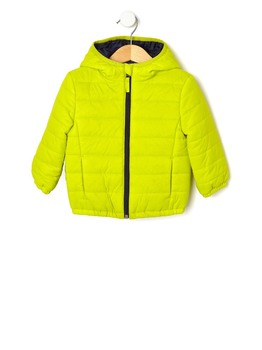 μπουφάν με κουκούλα κίτρινο για αγόρι - Prénatal