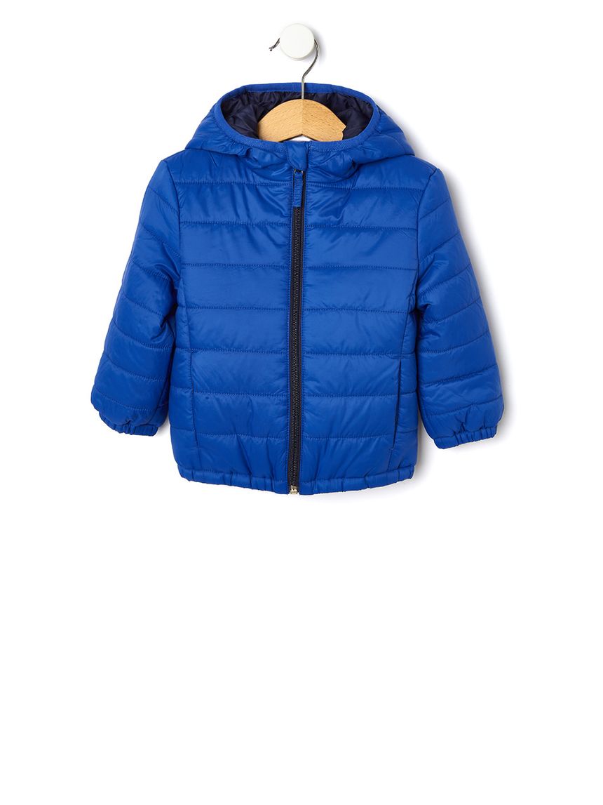 μπουφάν με κουκούλα μπλε για αγόρι - Prénatal