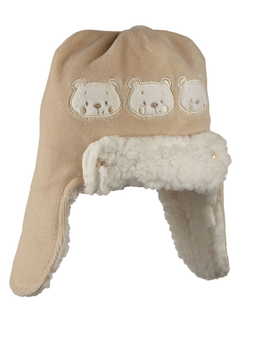καπελο βελουτε με αρκουδακια - Prénatal