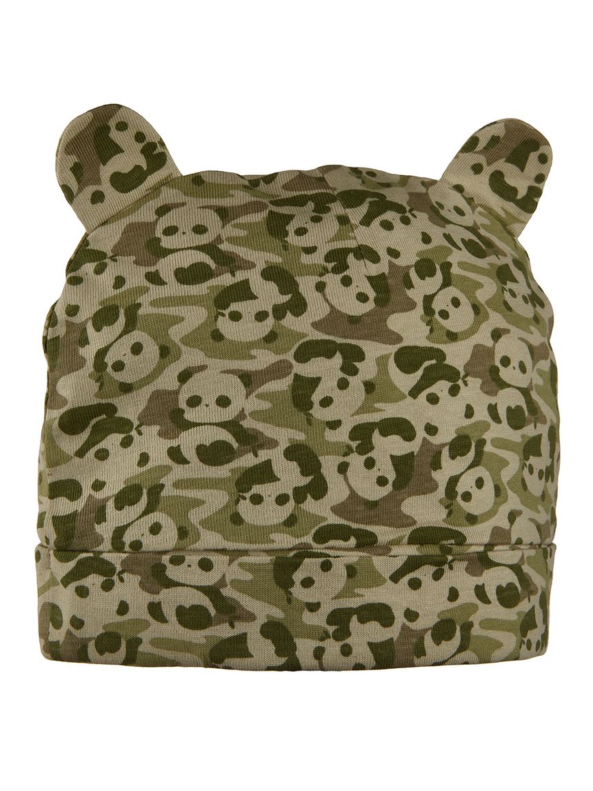 σκουφάκι χακί με πάντα για αγορι - Prénatal