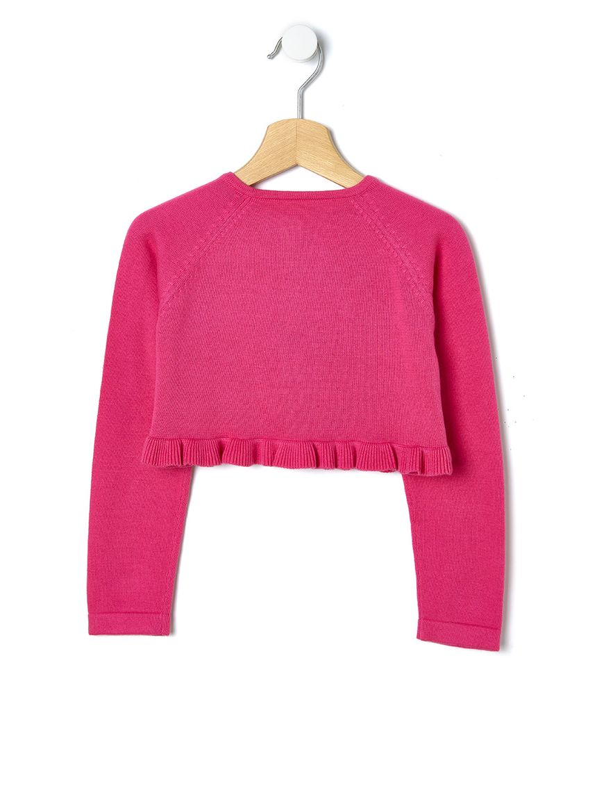 ζακετάκι μπολερό φούξια για κορίτσι - Prénatal