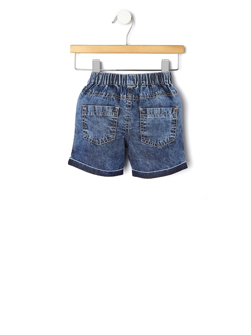 σετ πουκάμισο και τζιν σορτσάκι για αγόρι - Prénatal