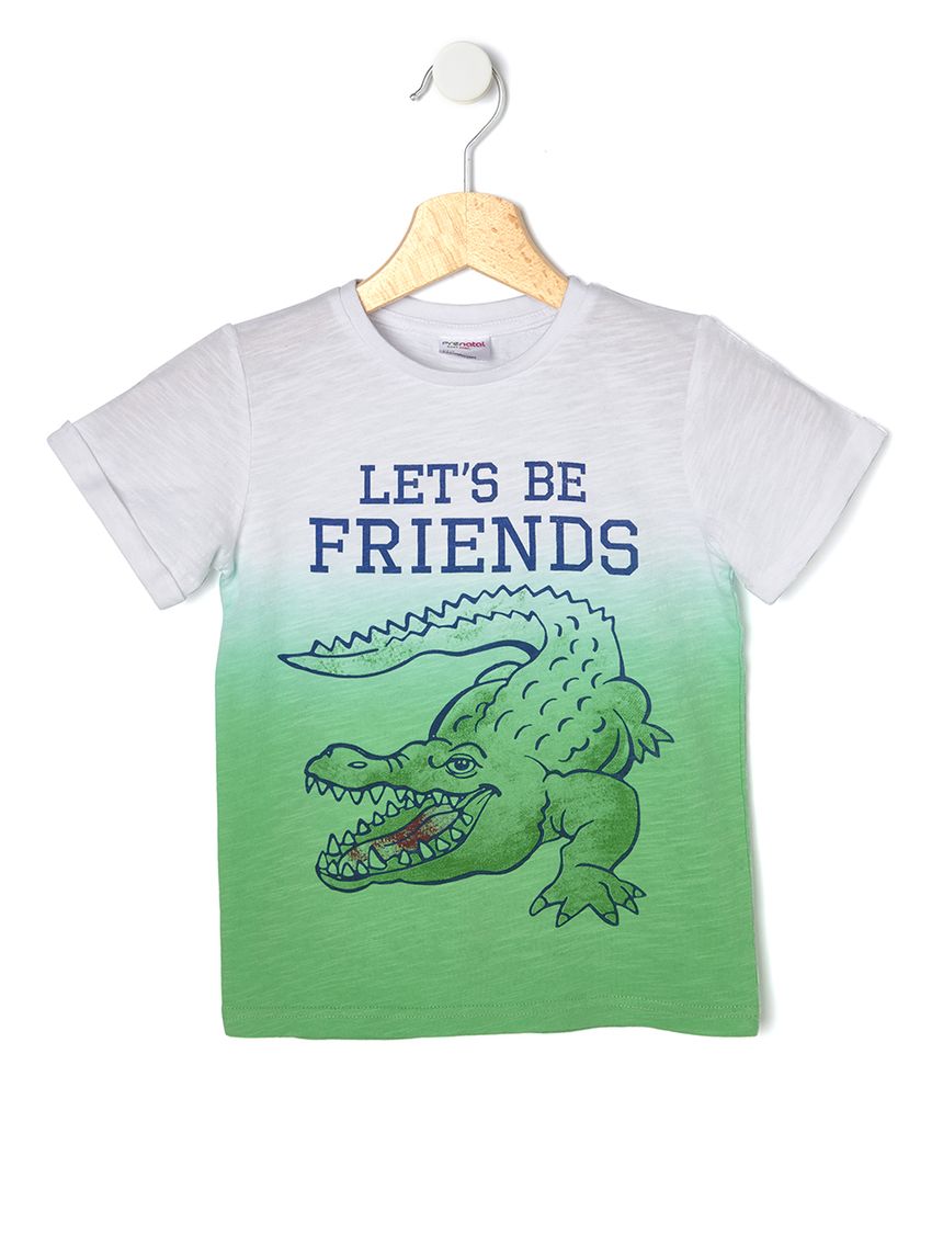 T-shirt jersey με στάμπα κροκόδειλο για αγόρι - Prénatal