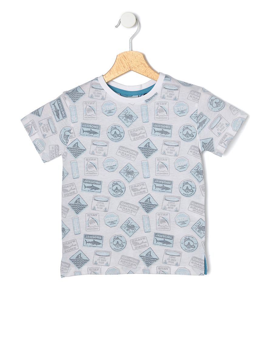 T-shirt jersey με στάμπες για αγόρι - Prénatal