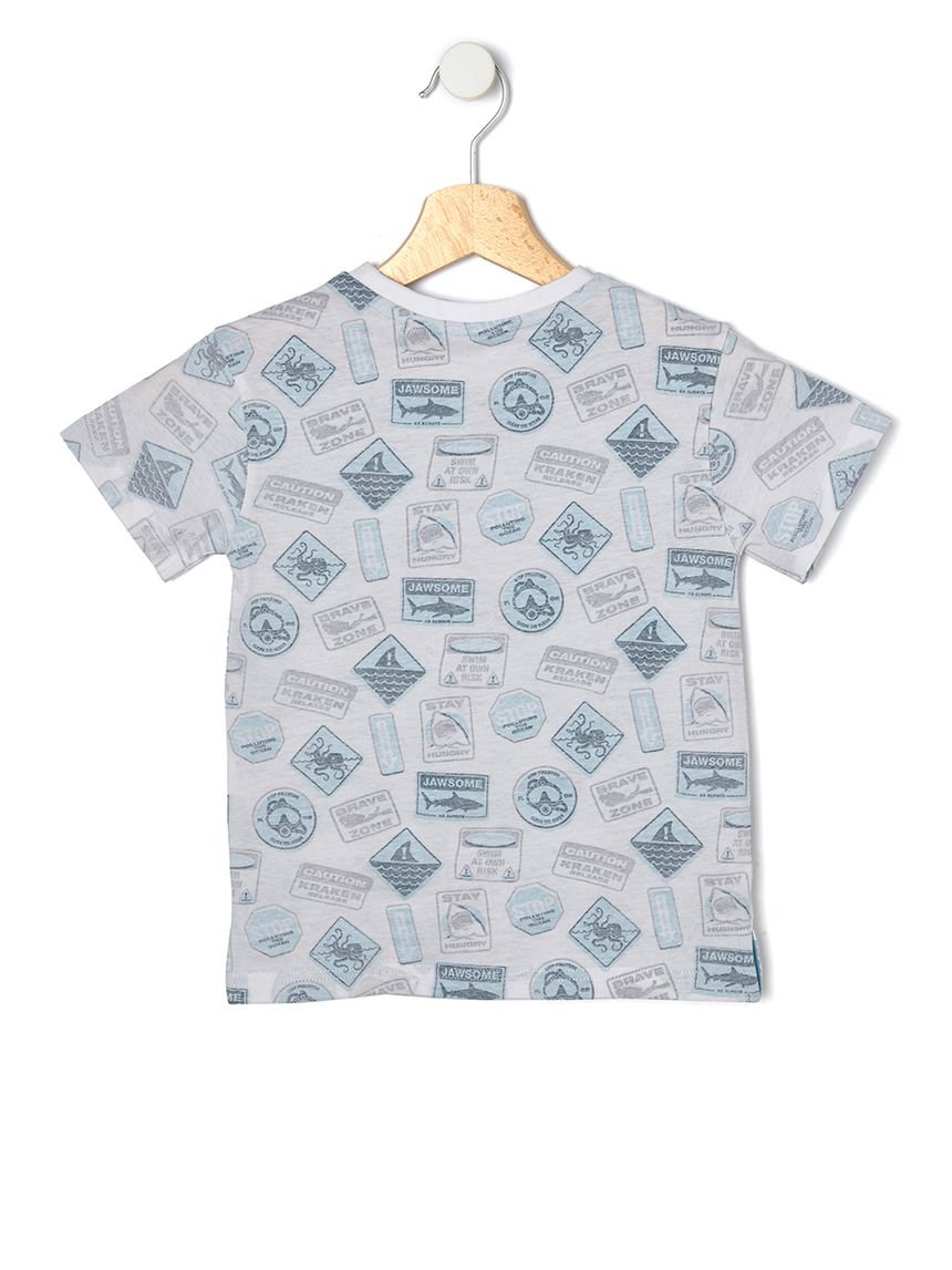 T-shirt jersey με στάμπες για αγόρι - Prénatal