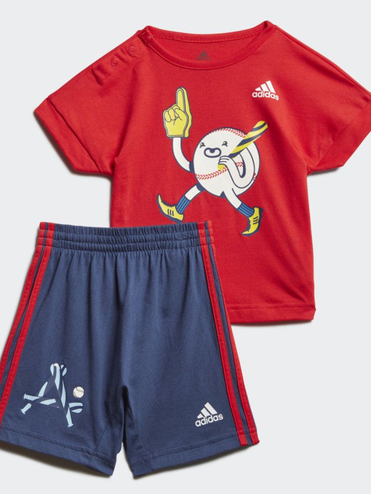 σετ t-shirt+σορτς adidas για αγόρι - Adidas