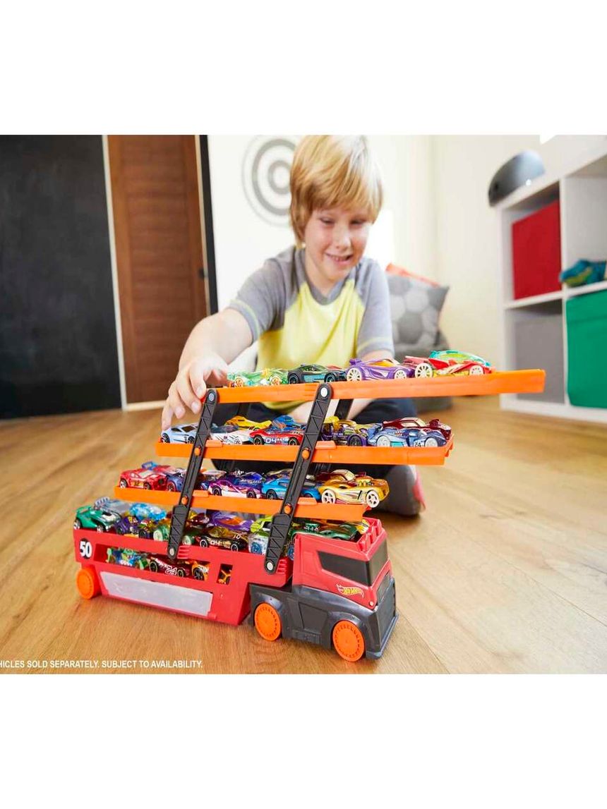 Mattel hot wheels® νέα νταλίκα γκαράζ 6 επιπέδων ghr48 - Hot wheels