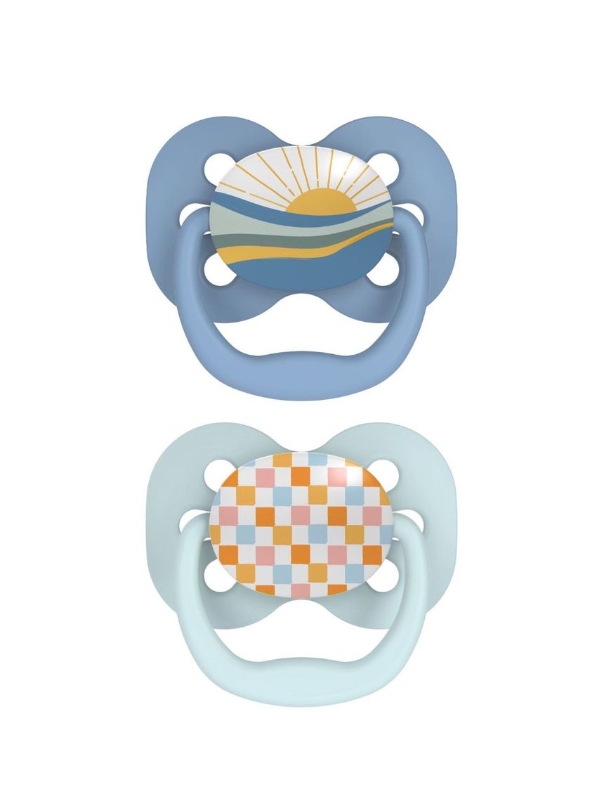 Dr. brown's πιπίλες σιλικόνης 2τμχ advantage boy 0-6m 112.70.1hc.274 - Dr Browns