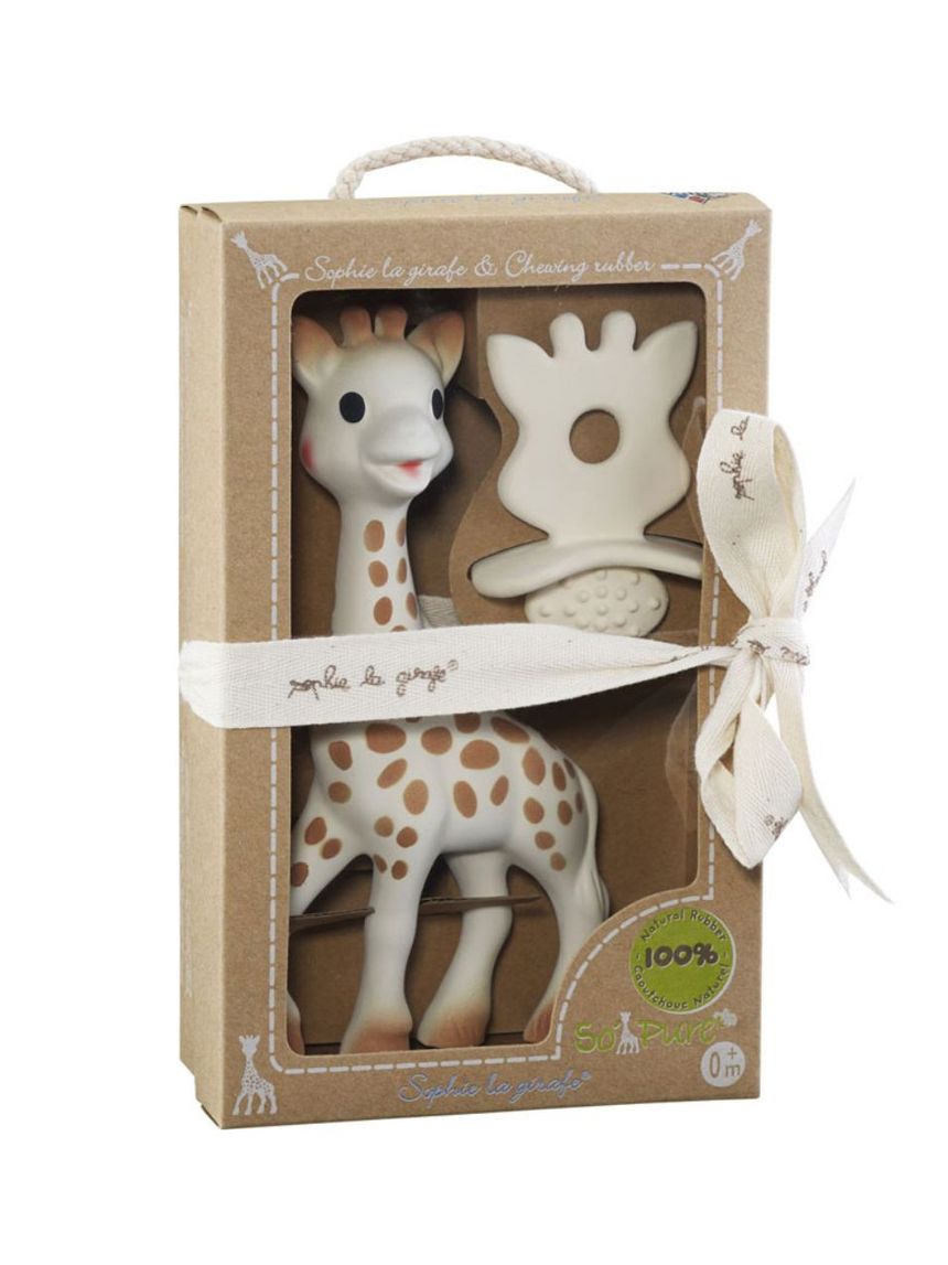 Sophie la girafe σόφι και δακτύλιος οδοντοφυϊας so pure 0m+ - SOPHIE LA GIRAFE