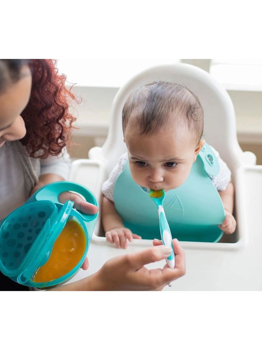 Dr. brown's travel fresh™ bowl & snap δοχείο φαγητού με καπάκι και κουτάλι 4m+ - Dr Browns