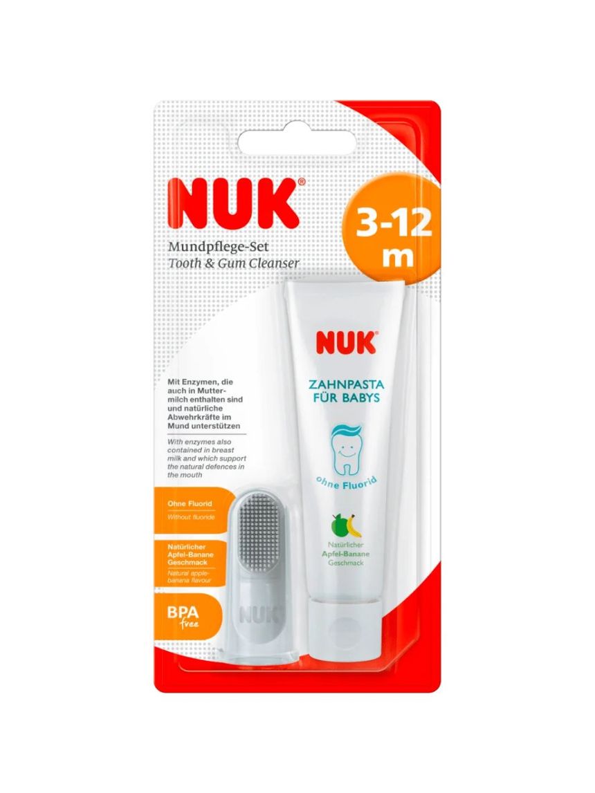 Nuk tooth & gum cleanser σετ στοματικής υγιεινής - Nuk